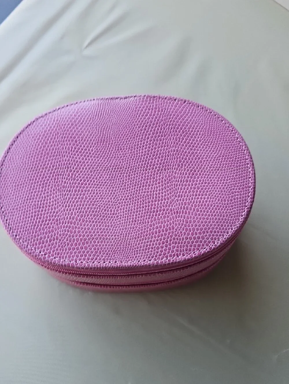 Pink Travel Jewelry Case with Mirror